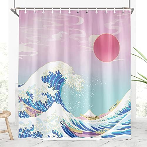Unique Japanese Style Shower Curtain 47x72
