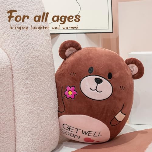145 Teddy Bear Plush Pillow for Recovery and Comfort