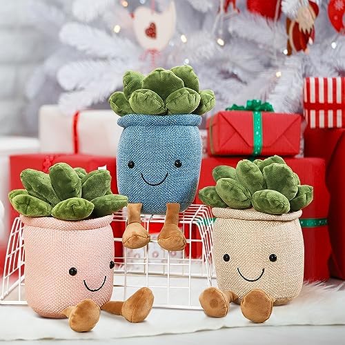 Cute and Cozy Plush Succulent Pillow for Kids and Girls