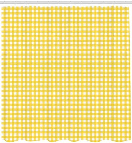 Breezy Summer Ambesonne Checkered Shower Curtain