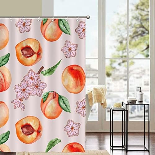 Perfectly Pondered Cute Fruit Shower Curtain