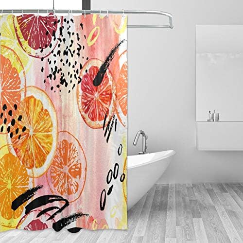 Vibrant 72x72-inch shower curtain