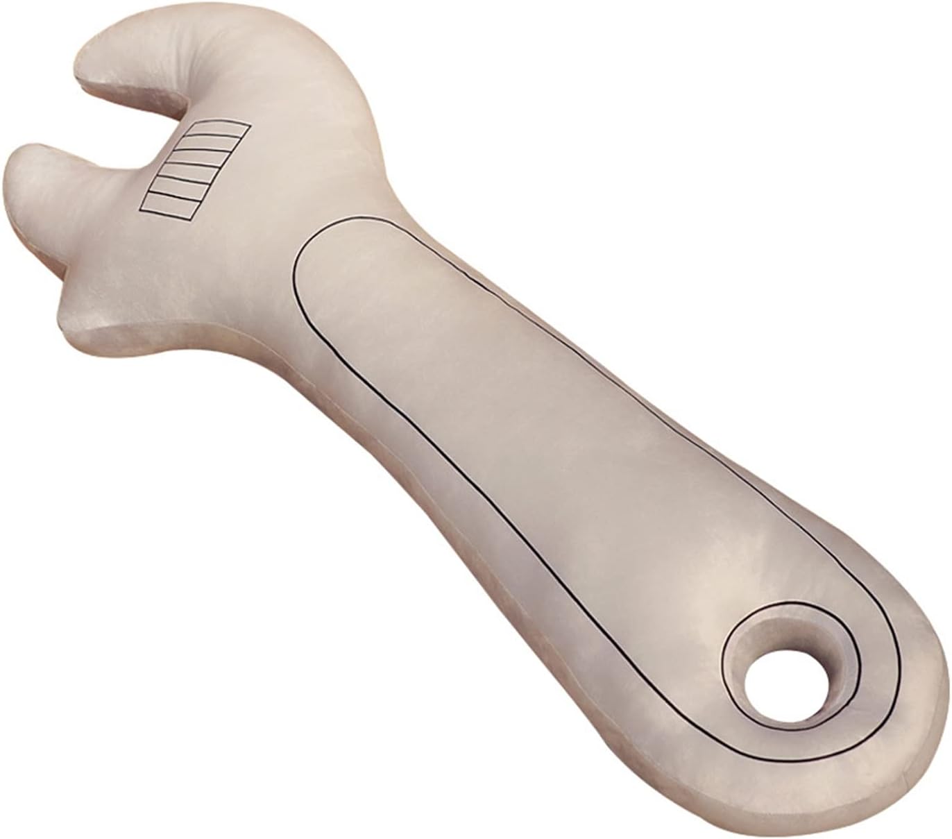 Simulation Wrench Shape Plush Pillow Comfortable Back Support Funny Stuffed Toy