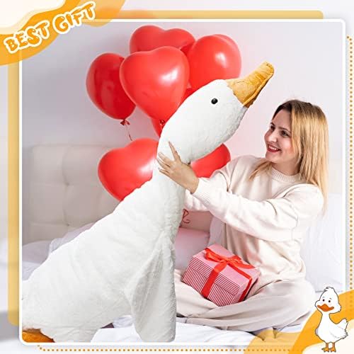 Meooeck Giant Goose Plush Pillow