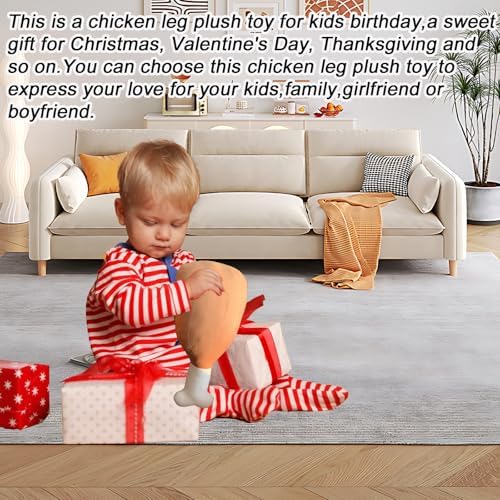157-Inch Funny Chicken Leg Plush Pillow for Relaxingmust-try