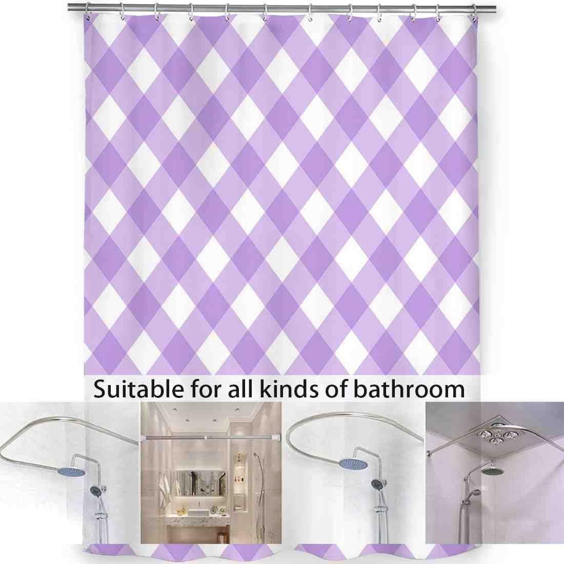 Brilliant Checkered Shower Curtain