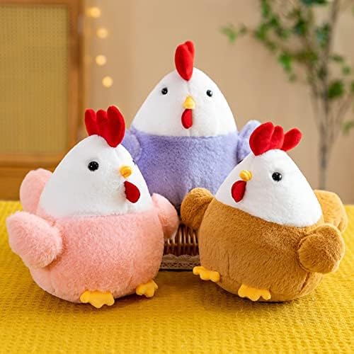 78-Inch Plush Chicken Toy with PP Cotton Filling for Kids