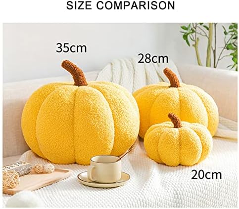 Halloween Fluffy Pumpkin Plush Pillow