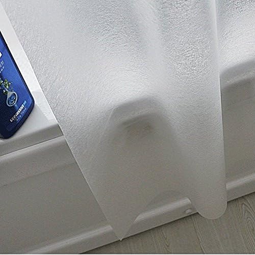 AooHome Frosted Eva Shower Curtain
