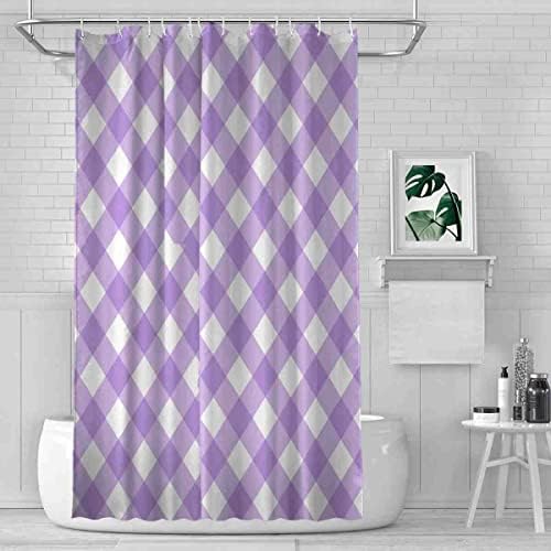 Brilliant Checkered Shower Curtain