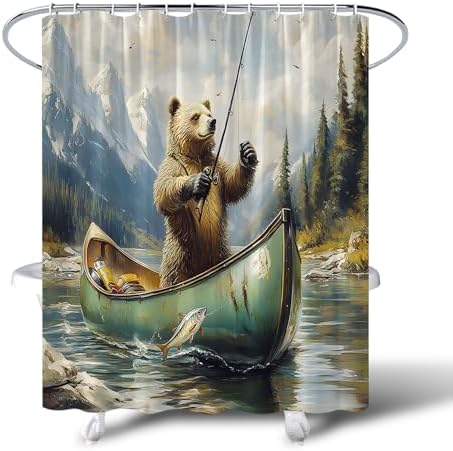 Rustic Bear 70x70 inch