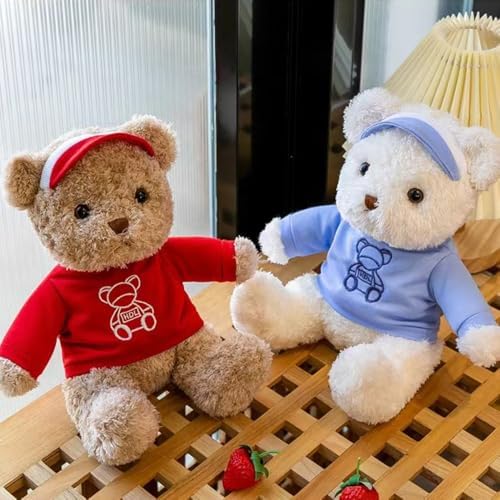 118 inch Teddy Bear Stuffed Animal Plush Pillow Toy Red