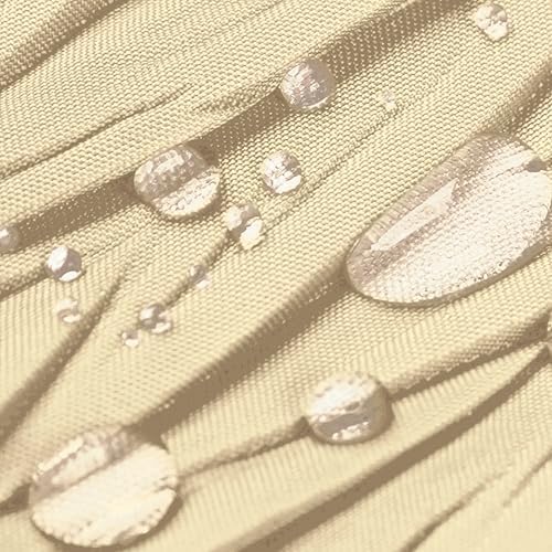 Crumpled Cream Shower Curtain with Snap-in Liner