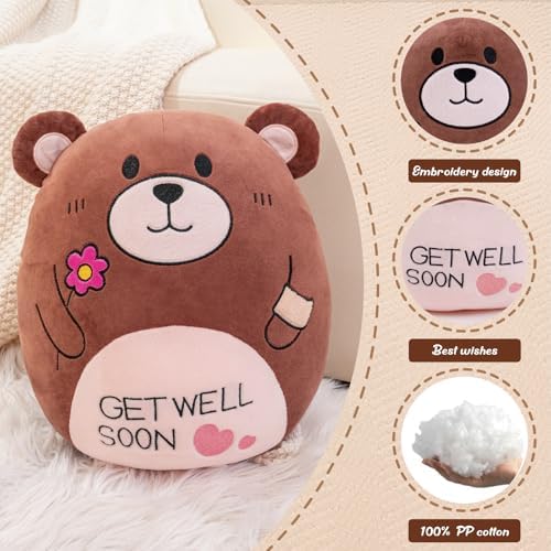 145 Teddy Bear Plush Pillow for Recovery and Comfort