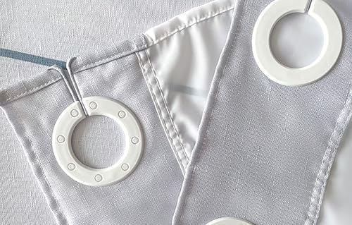 Planially No Hooks Shower Curtain Set