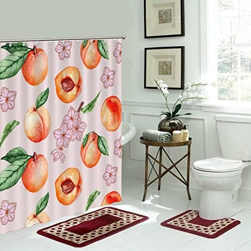 Perfectly Pondered Cute Fruit Shower Curtain