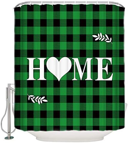 St Patricks Day Heart Shower Curtain