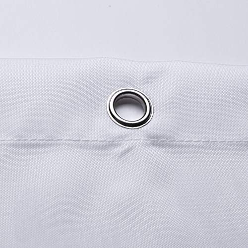SLattye 72x72 White Bathroom Shower Curtain Liner