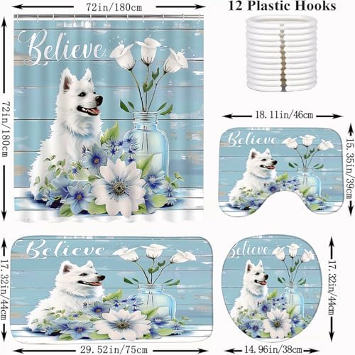 Alexex 4-Piece White Lilies