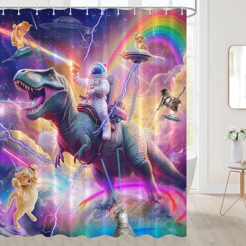 Dinosaur Shower Curtain Set