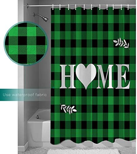 St Patricks Day Heart Shower Curtain