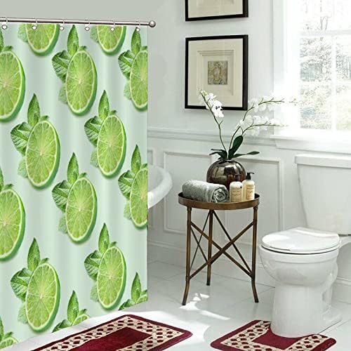UTF4C Fruit Print 35 x 71 - Durable Machine Washable - Bath