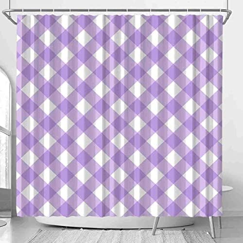 Brilliant Checkered Shower Curtain