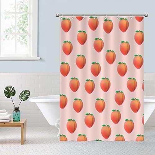 UTF4C Fruit Pattern Shower Curtain Liner