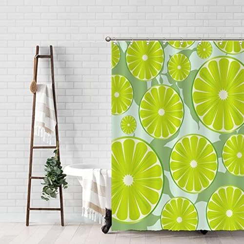 Luxury Lemon Fruit Shower Curtain Liner Set