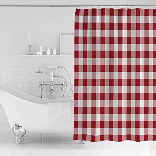 TocaHome Farmhouse Shower Curtain Set with Hooks