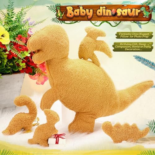 5-Piece Plush Dinosaur nugget Gift Set