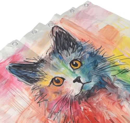 Brighten bath with Animal Cat 12-Hook Set - Durable Design