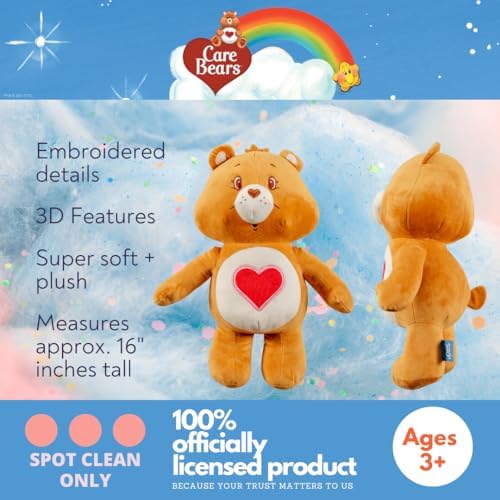 Tenderheart Bear Plush Cuddle Pillow
