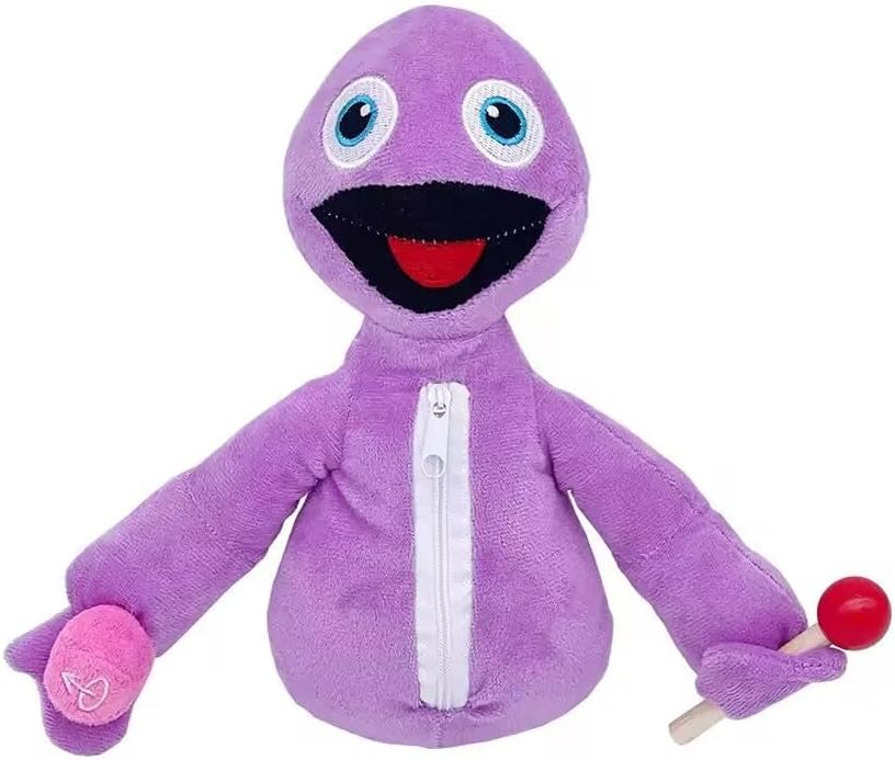 Adorable HolidayHide and Seek Plush Dolls Soft Stuffed Animal Pillow Figures Purple