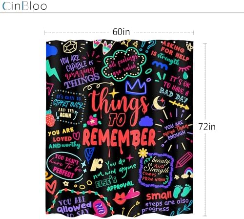 Cinbloo Kids Funny Functional Shower Curtain