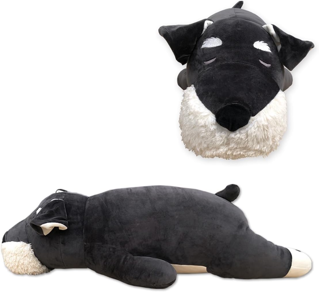 FEEZUSH 275 Inch Plush Pillow for Kids Schnauzer Gift