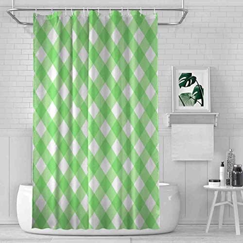 Stylish VISALUNA 72x72in Checkered Shower Curtain