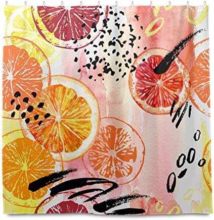 Vibrant 72x72-inch shower curtain