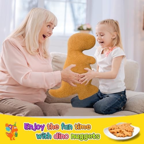Dino Nugget Pillow Plush Funny Birthday Gift Set