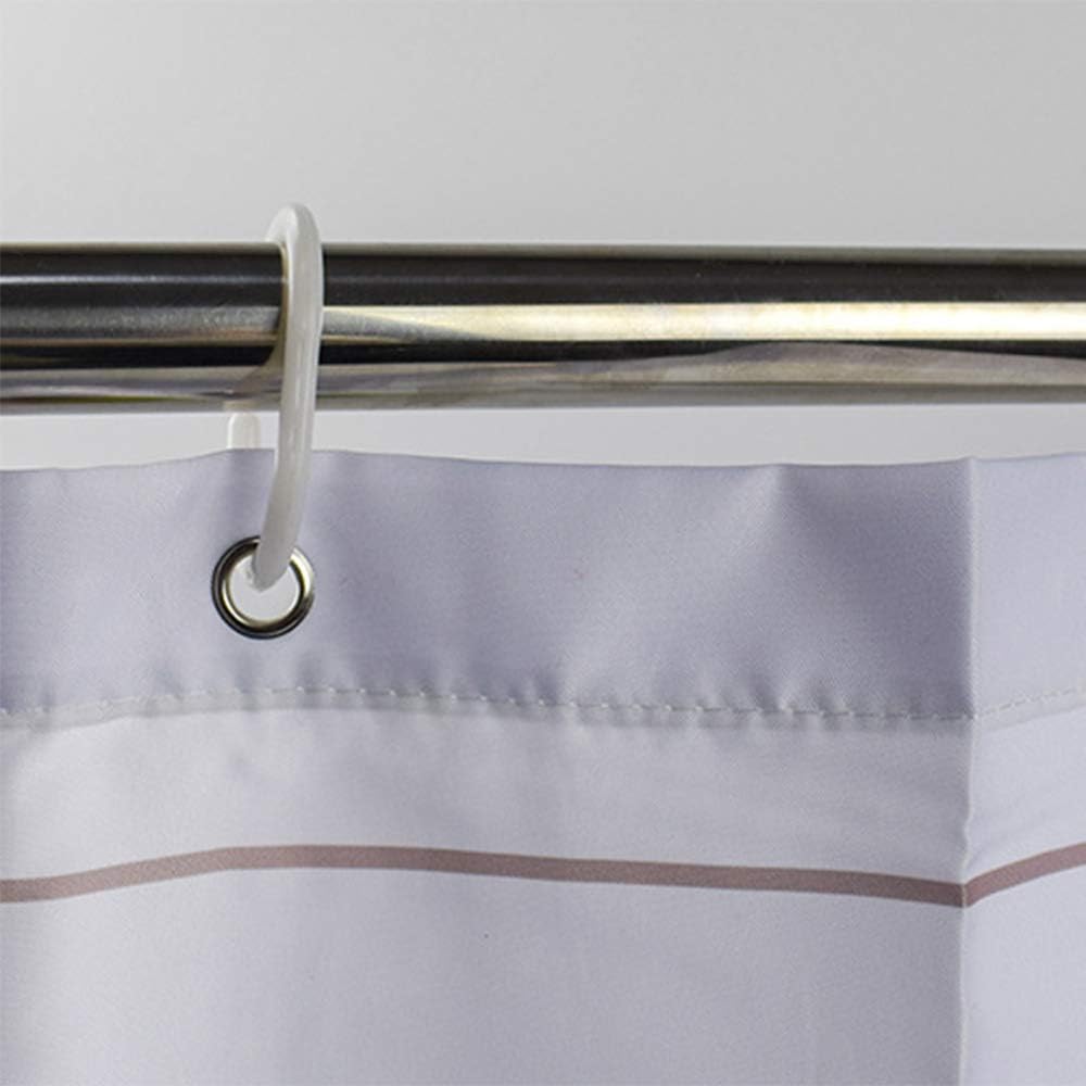 Wondertify Flash Flared Edge Waterproof Durable Shower Curtain for Home Bathroom