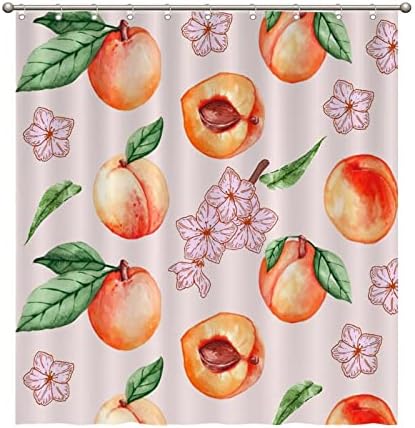 Perfectly Pondered Cute Fruit Shower Curtain