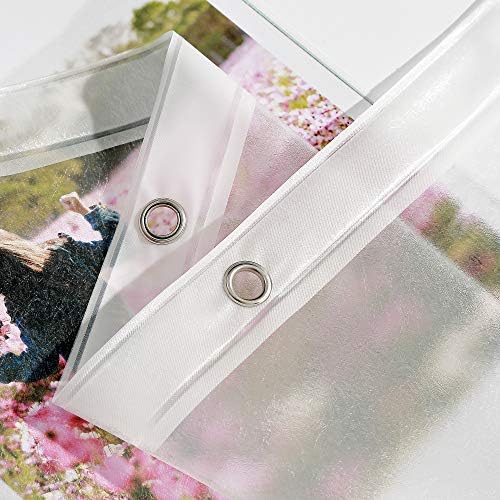 AooHome Frosted Eva Shower Curtain