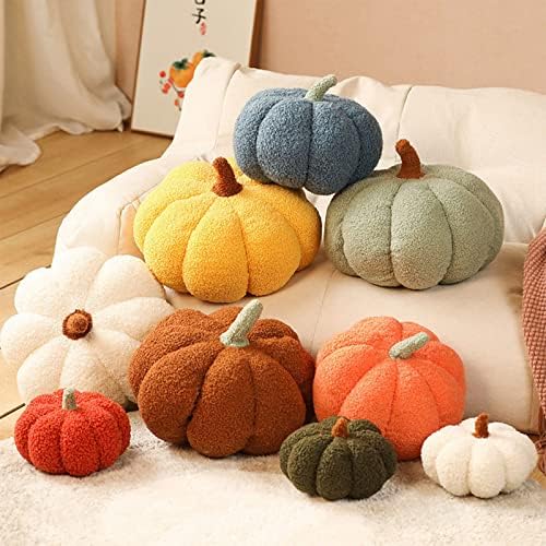 Halloween Fluffy Pumpkin Plush Pillow