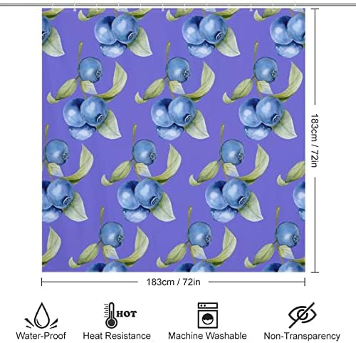 Grape Fruit ShOWER LINER