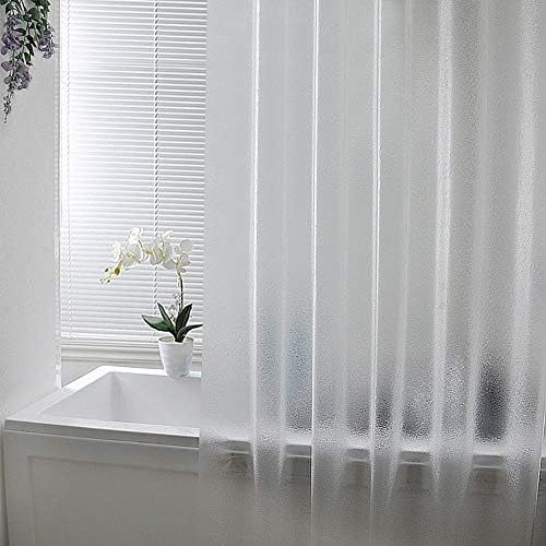 AooHome Frosted Eva Shower Curtain