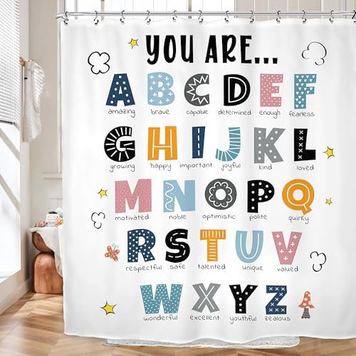 Learning the Alphabet in the Bathroom