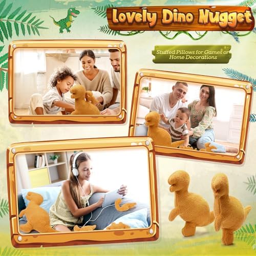 5-Piece Plush Dinosaur nugget Gift Set