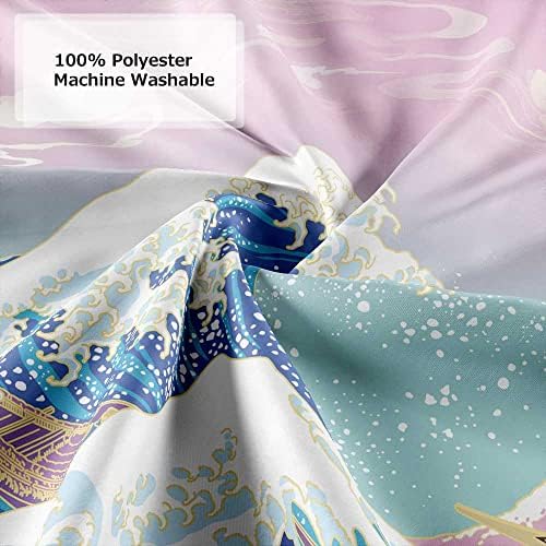 Adorable Japanese Anime Sunset WashableShow Curtain Set