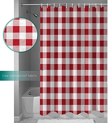 TocaHome Farmhouse Shower Curtain Set with Hooks