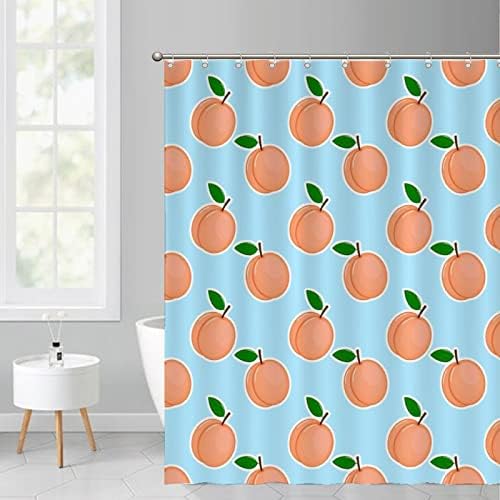 Cute Fruit Pattern Shower Curtain Liner 71x79